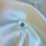 Oval Blue Topaz Ring – Silver